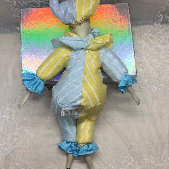 17" Vtg Sugar Loaf Harlequinn jester clown classiques - Picture 8 of 12